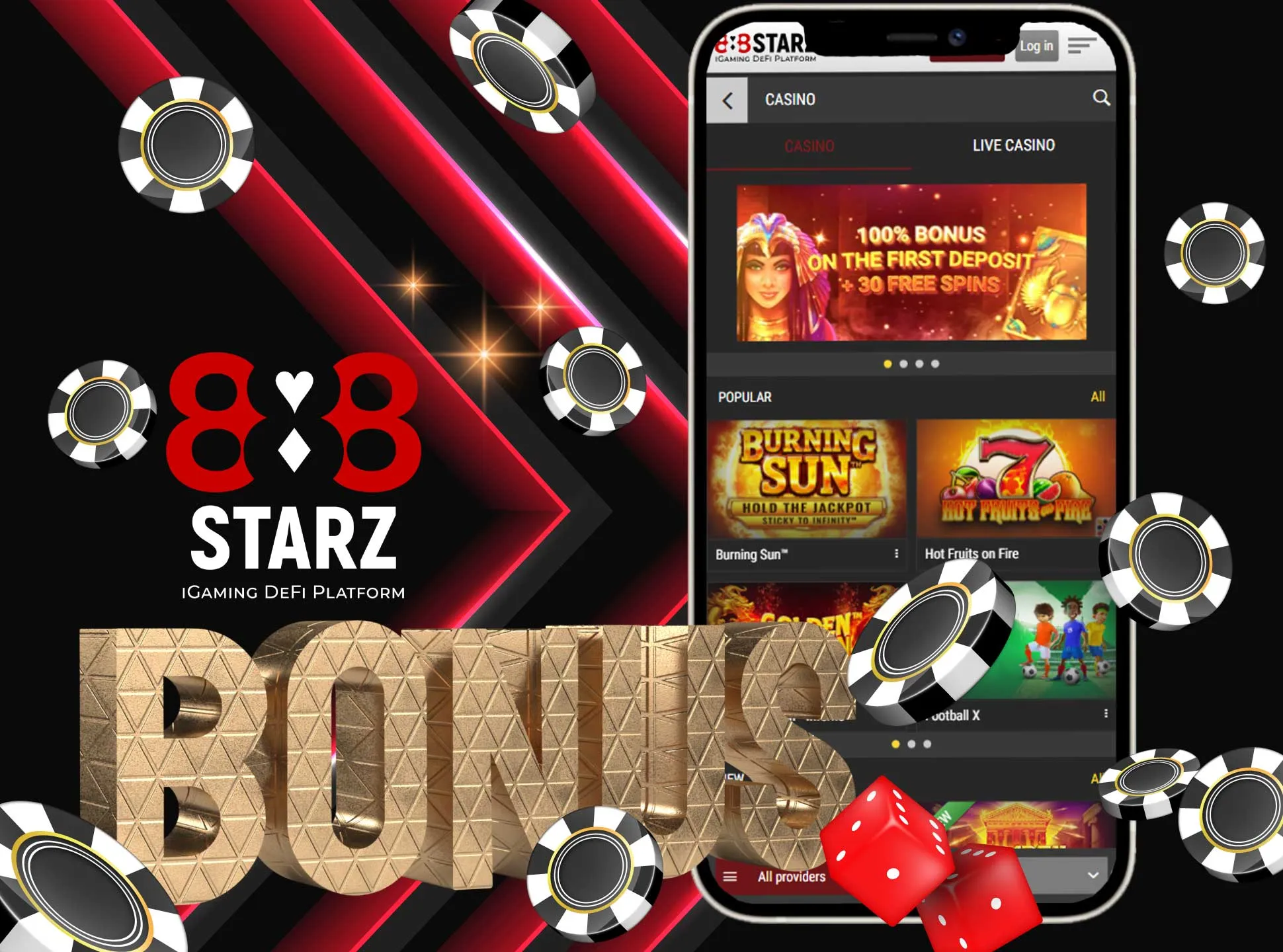 888 Starz Casino сыйақылары